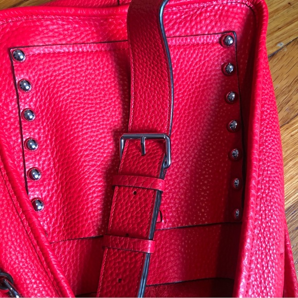 Rebecca Minkoff Red Crossbody Feed Bag - Picture 8 of 9